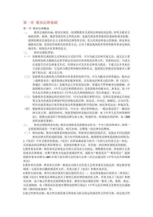 教育法律法规