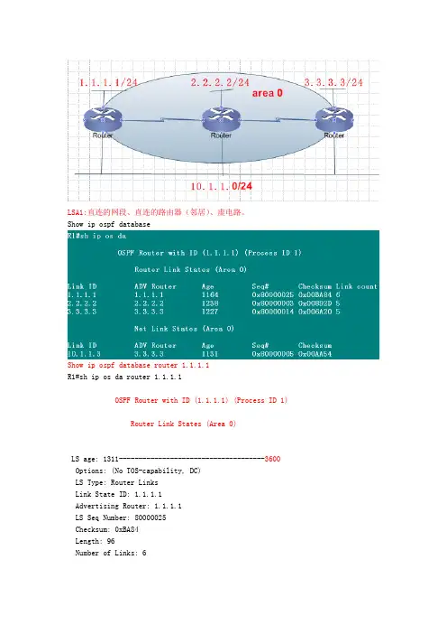 OSPF-3 lsa