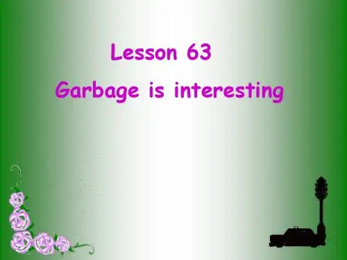 英语：Unit-8-《Save-Our-World》lesson63-64综合课件(2)(冀教版八年级下)