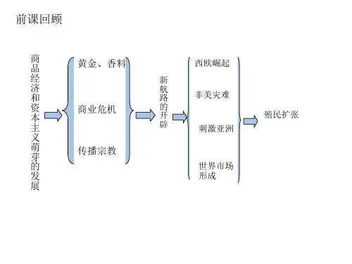 早期殖民侵略与扩张上课用一轮复习