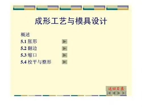 成形工艺与模具设计.ppt