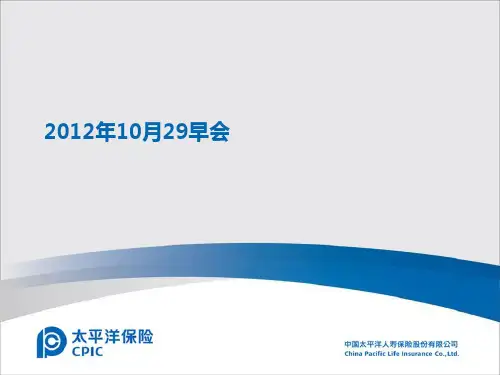 太平洋保险早会ppt课件