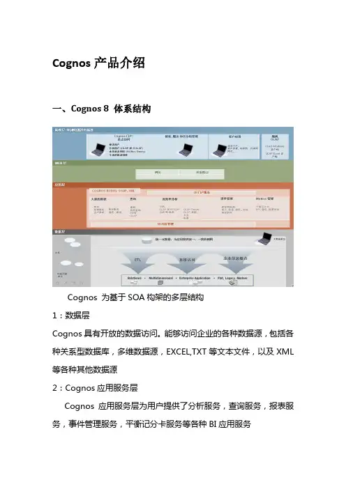 Cognos BI产品介绍