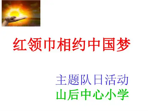  红领巾相约中国梦主题班会[1]