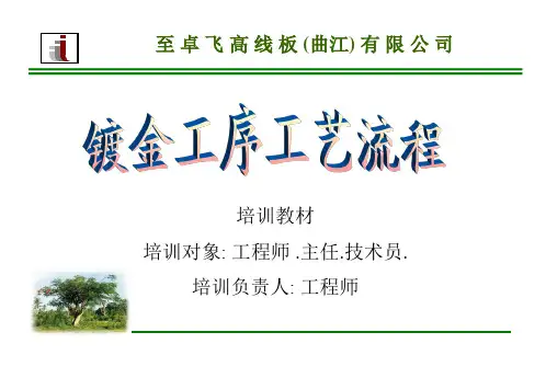 镀金工序培训教材