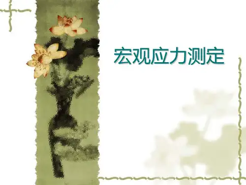 第六章 宏观应力测定