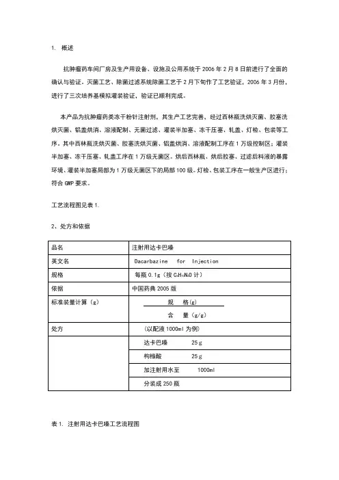 生产工艺验证方案