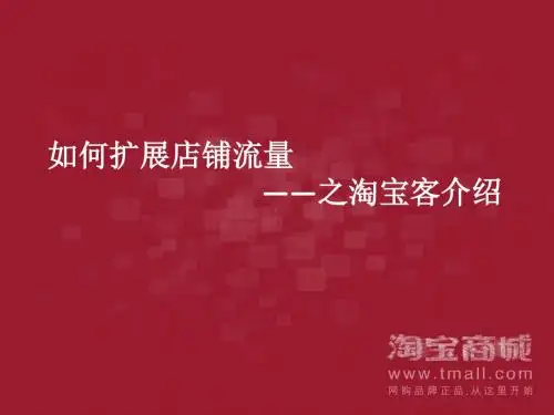 淘宝客商家指导 -@电子商务那些事儿
