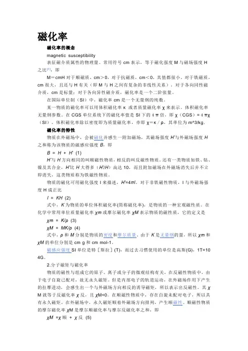 磁化率