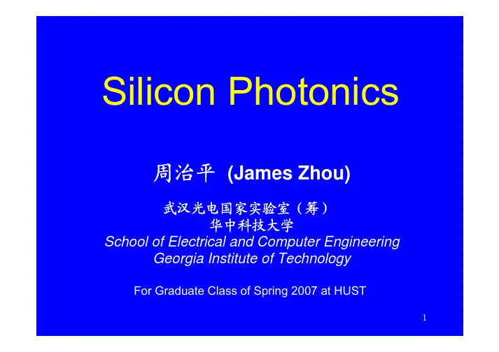 Silicon Photonics