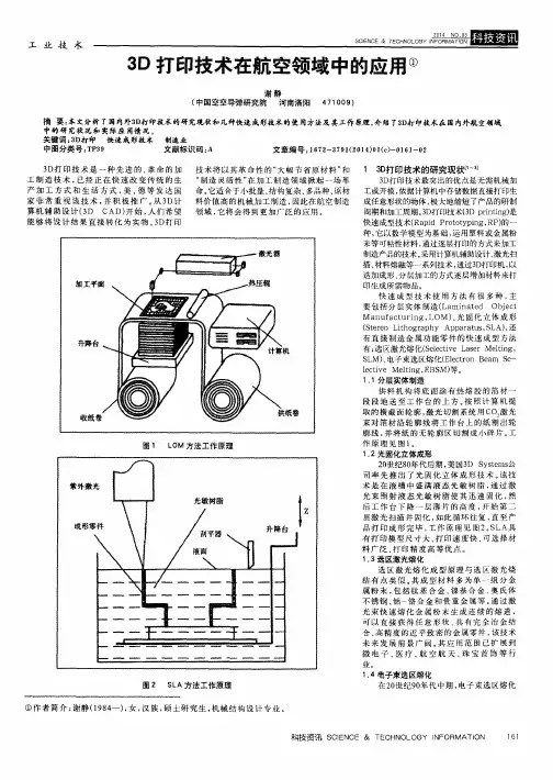 3D打印技术在航空领域中的应用 2