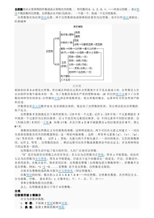 深刻认识一个简单的知识(自然数)