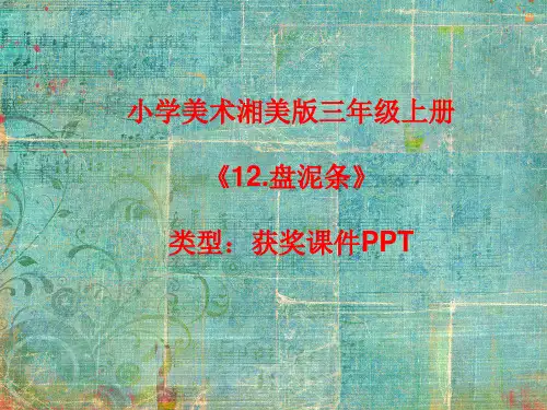 小学美术湘美版三年级上册《12.盘泥条》课件PPTA014