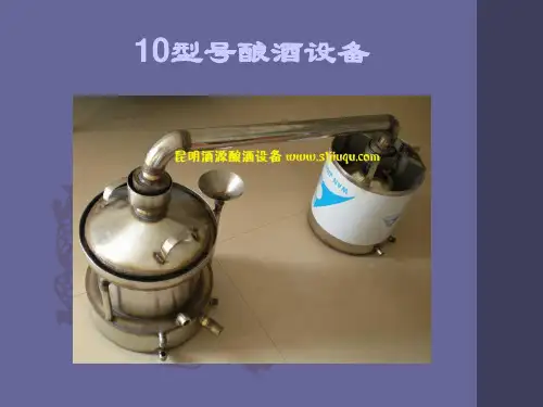 小型酿酒设备介绍
