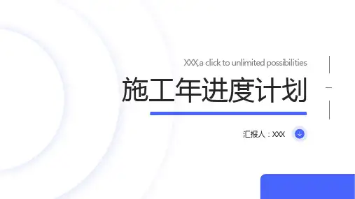 施工年进度计划