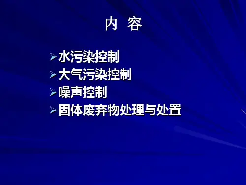 固体废废弃物处理技术精品PPT课件