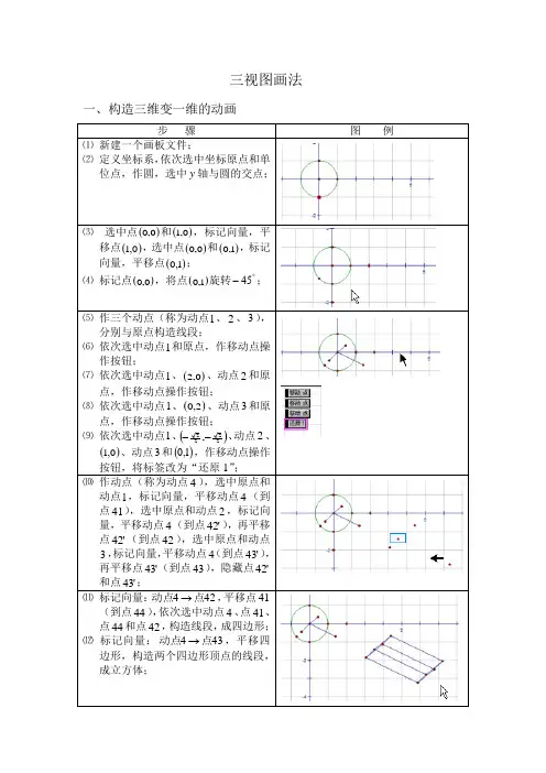 三视图画法