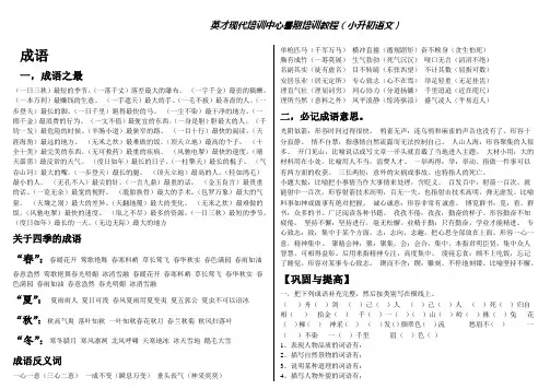 小学语文成语课件