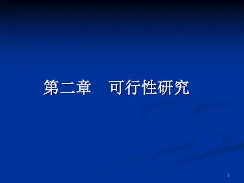 软件工程基础与实例分析第二章可行性分析