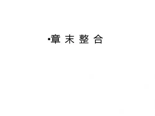 高中地理同步课件:3.1能源资源的开发—以我国山西为例21张(新人教版必修3)章末整合