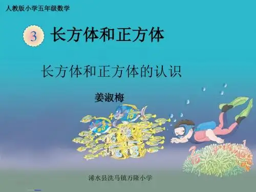 人教版小学五年级《长方体和正方体的认识》