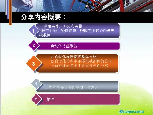 自动化行业概述PPT(共 41张)