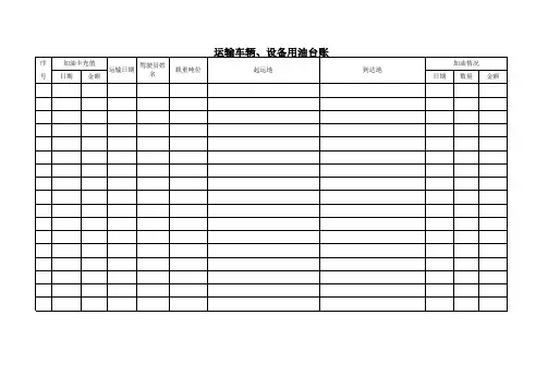 货物运输和装卸搬运备案、台账
