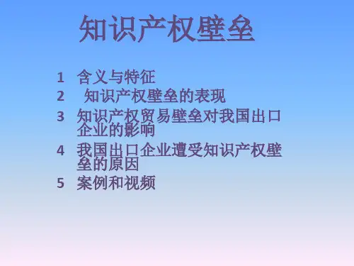知识产权壁垒