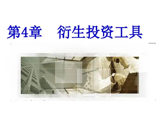 第4章衍生投资工具