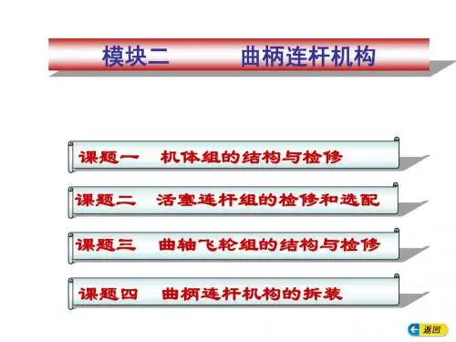 模块二曲柄连杆机构