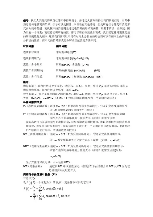 傅立叶变换