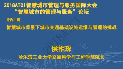 智慧城市背景下城市交通基础设施运维与管理的挑战(侯相琛)