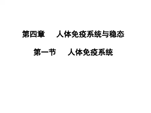 高中生物课件：人体免疫系统教学教材