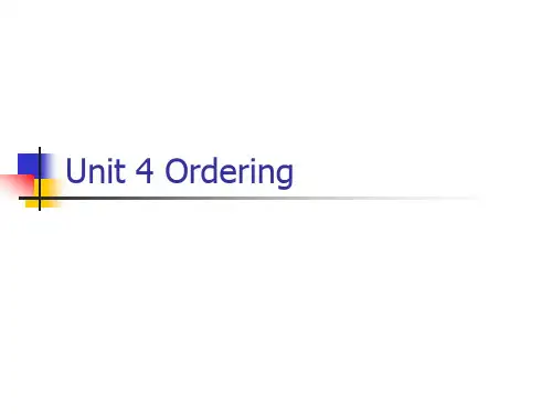 外语经贸函电课件unit4