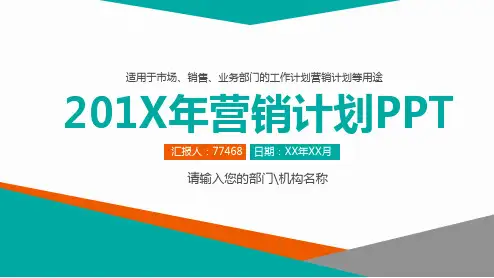 劳保用品营销方案ppt模板