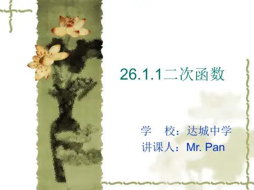 2611二次函数