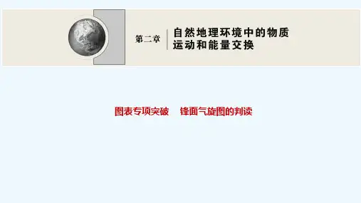 2022高考地理一轮复习图表专项突破锋面气旋图的判读课件中图版