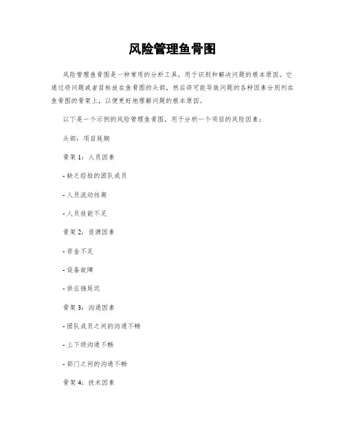 风险管理鱼骨图
