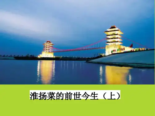 淮扬特色美食文化02-淮扬经典名菜的前世今生