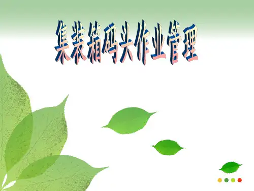 集装箱码头作业管理 001(1)