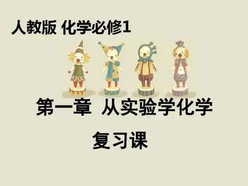 高一化学必修一第一章复习课