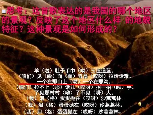 黄土高原水土流失及治理(新授课)