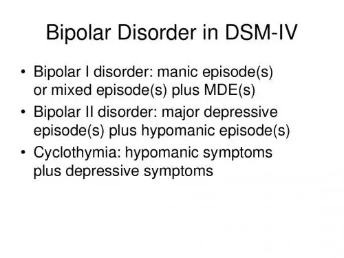 BipolarDisorderinDSM-IV-CenterforAddictions双相情感障碍在DSM-IV中心为成瘾.ppt