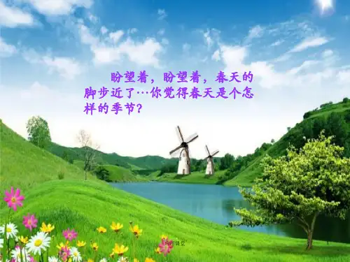 《春天的手》课件PPT(课资材料)
