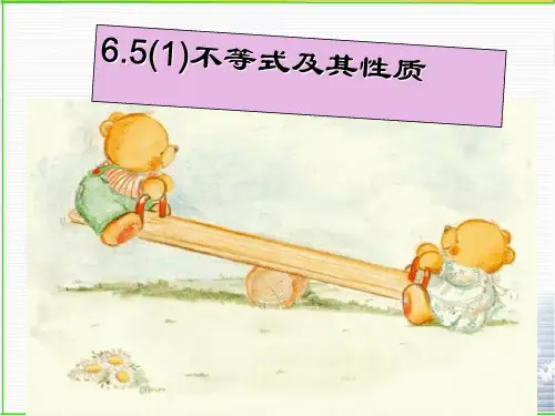 6.5(1)不等式及其基本性质