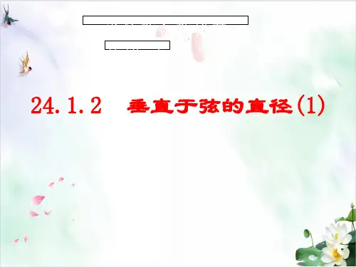 《垂直于弦的直径》经典课件人教版2