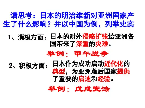 戊戌变法一轮复习