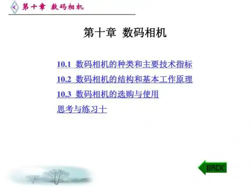 办公自动化设备的使用和维护_第10章_数码相机