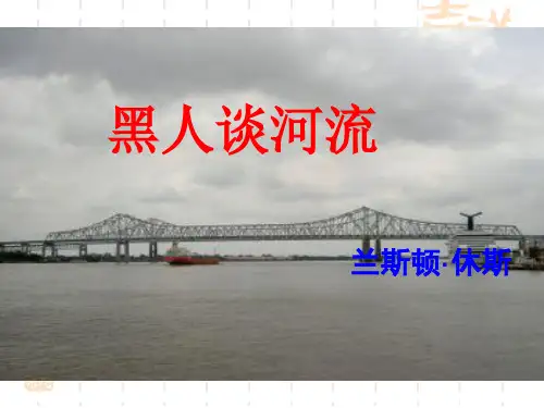 人教版 语文九年级：黑人谈河流