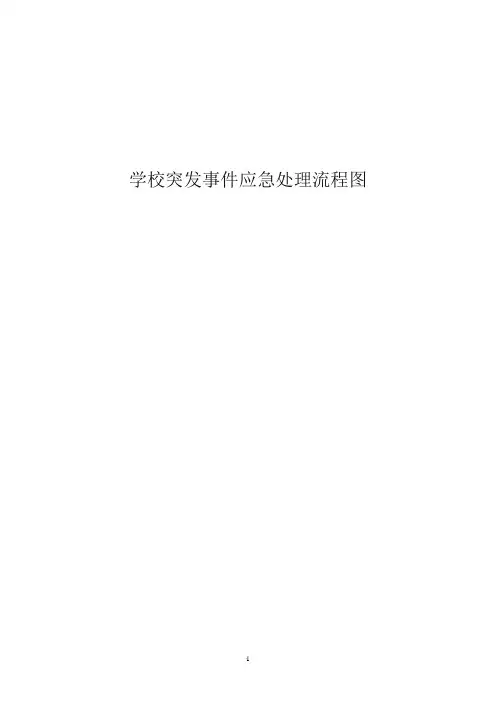 学校突发事件应急处理流程图